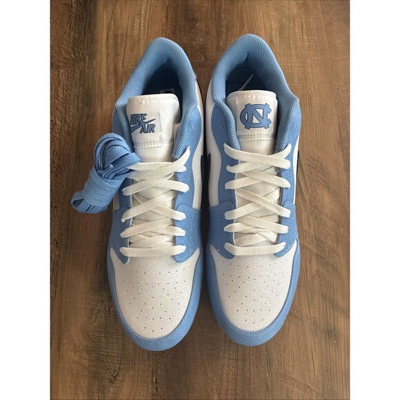 Nike Jordan 1 Low Vapor Edge UNC Blue PE Size 12 Football Cleats HF5570-140 - Picture 3 of 10